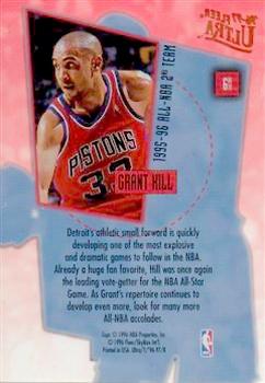 1996-97 Ultra - Court Masters #6 Grant Hill Back