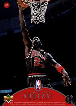 1997-98 Upper Deck - Jordan Air Time #AT2 Michael Jordan Back