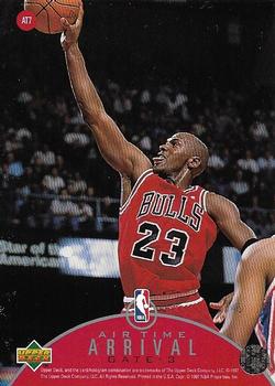 1997-98 Upper Deck - Jordan Air Time #AT7 Michael Jordan Back
