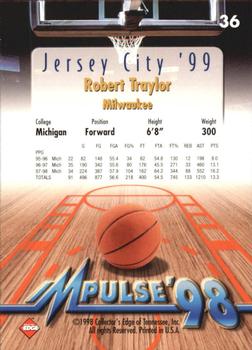 1998 Collector's Edge Impulse - Jersey City '99 #36 Robert Traylor Back