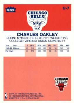 1996-97 Ultra - Ultra Decade #U-7 Charles Oakley Back