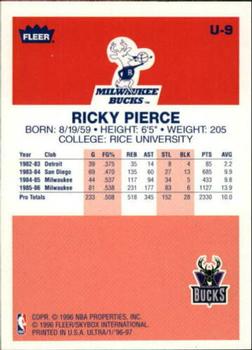 1996-97 Ultra - Ultra Decade #U-9 Ricky Pierce Back