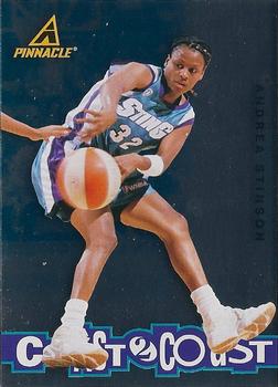 1998 Pinnacle WNBA - Coast to Coast #4 Andrea Stinson Front