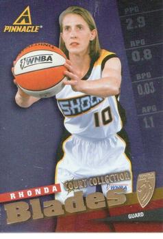 1998 Pinnacle WNBA - Court Collection #1 Rhonda Blades Front