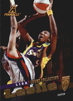 1998 Pinnacle WNBA - Court Collection #2 Lisa Leslie Front