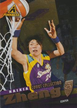 1998 Pinnacle WNBA - Court Collection #33 Haixia Zheng Front