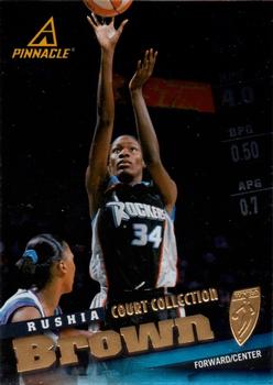1998 Pinnacle WNBA - Court Collection #62 Rushia Brown Front