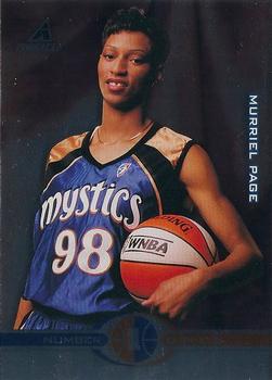 1998 Pinnacle WNBA - Number Ones #3 Murriel Page Front