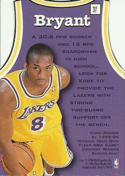 1996-97 Ultra - Fresh Faces #3 Kobe Bryant Back