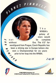 1998 Pinnacle WNBA - Planet Pinnacle #2 Eva Nemcova Back