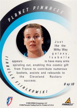 1998 Pinnacle WNBA - Planet Pinnacle #8 Isabelle Fijalkowski Back