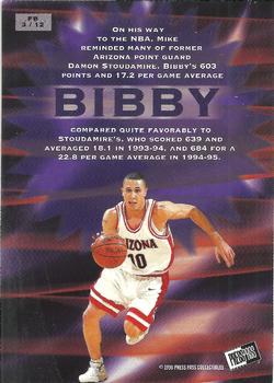 1998 Press Pass - Fastbreak #FB3 Mike Bibby Back