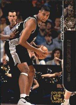 1998 Press Pass Double Threat - Alley-Oop #35 Tim Duncan Front