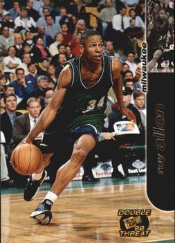 1998 Press Pass Double Threat - Alley-Oop #39 Ray Allen Front