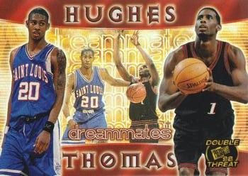 1998 Press Pass Double Threat - Dreammates #DM3 Larry Hughes / Tim Thomas Front