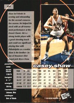 1998 Press Pass Double Threat - Torquers #24 Casey Shaw Back