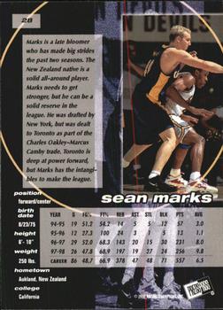 1998 Press Pass Double Threat - Torquers #28 Sean Marks Back