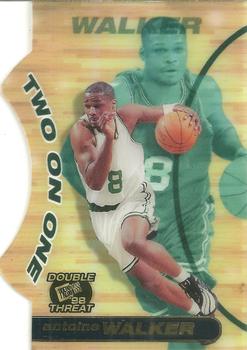 1998 Press Pass Double Threat - Two-On-One #TO12 Antoine Walker Front