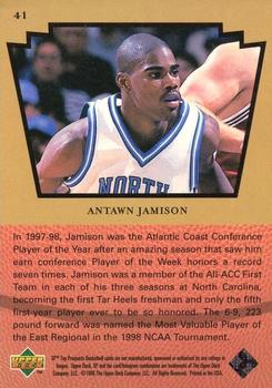 1998 SP Top Prospects - President's Edition #41 Antawn Jamison Back