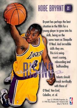 1996-97 Ultra - Rising Stars #2 Kobe Bryant Back
