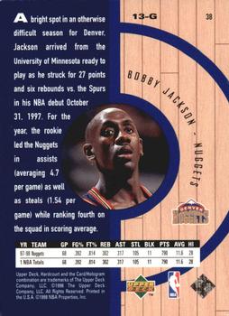1998 Upper Deck Hardcourt - Home Court Advantage #38 Bobby Jackson Back