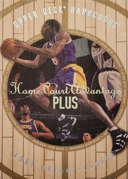 1998 Upper Deck Hardcourt - Home Court Advantage Plus #1 Kobe Bryant Front