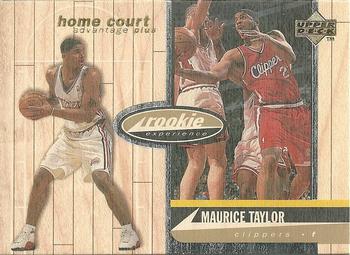 1998 Upper Deck Hardcourt - Home Court Advantage Plus #81 Maurice Taylor Front