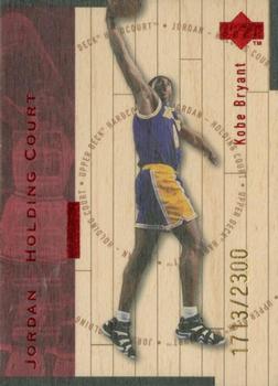 1998 Upper Deck Hardcourt - Jordan Holding Court Red #J13 Kobe Bryant / Michael Jordan Front