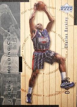 1998 Upper Deck Hardcourt - Jordan Holding Court Silver #J10 Charles Barkley / Michael Jordan Front