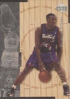1998 Upper Deck Hardcourt - Jordan Holding Court Silver #J26 Chauncey Billups / Michael Jordan Front