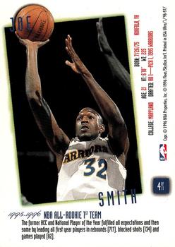 1996-97 Ultra - Rookie Flashback #4 Joe Smith Back
