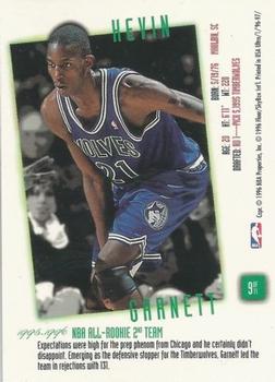 1996-97 Ultra - Rookie Flashback #9 Kevin Garnett Back