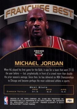 1998-99 Bowman's Best - Franchise Best #FB1 Michael Jordan Back