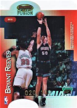 1998-99 Bowman's Best - Mirror Image Refractors #MI18 Shaquille O'Neal / Bryant Reeves Back