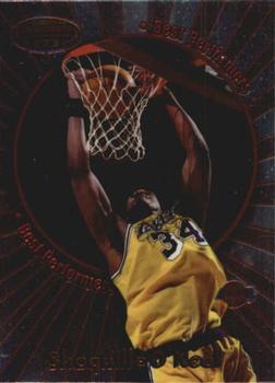 1998-99 Bowman's Best - Performers #BP1 Shaquille O'Neal Front