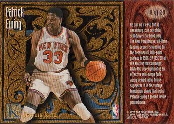 1996-97 Ultra - Scoring Kings #18 Patrick Ewing Back