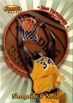 1998-99 Bowman's Best - Performers Refractors #BP1 Shaquille O'Neal Front