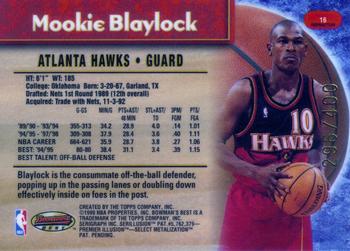 1998-99 Bowman's Best - Refractors #16 Mookie Blaylock Back