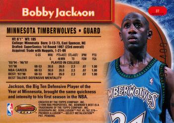 1998-99 Bowman's Best - Refractors #37 Bobby Jackson Back