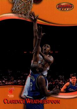 1998-99 Bowman's Best - Refractors #61 Clarence Weatherspoon Front