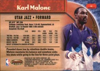 1998-99 Bowman's Best - Refractors #80 Karl Malone Back