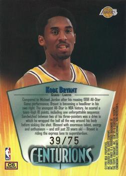 1998-99 Finest - Centurions Refractors #C6 Kobe Bryant Back