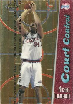 1998-99 Finest - Court Control #CC11 Michael Olowokandi Front