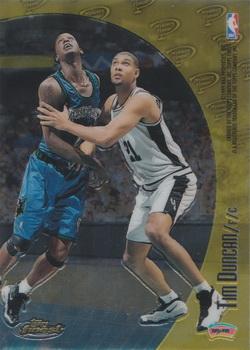1998-99 Finest - Mystery Finest #M39 Tim Duncan / Shaquille O'Neal Front
