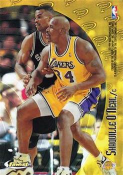 1998-99 Finest - Mystery Finest Refractors #M40 Shaquille O'Neal / Alonzo Mourning Front