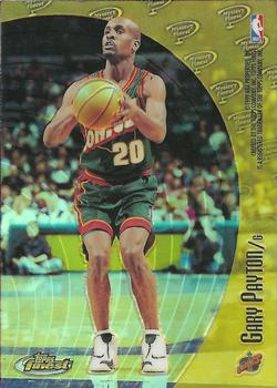 1998-99 Finest - Mystery Finest Refractors #M34 Gary Payton / Ron Mercer Front
