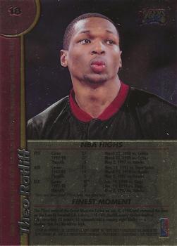 1998-99 Finest - No Protector #18 Theo Ratliff Back