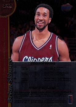 1998-99 Finest - No Protector #245 Brian Skinner Back