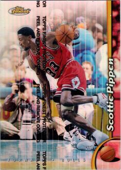 1998-99 Finest - Jumbo Refractors #7 Scottie Pippen Front