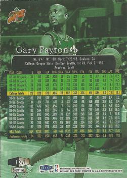 1998-99 Flair Showcase - Legacy Collection Row 1 #37L Gary Payton Back